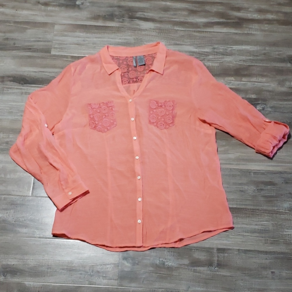 New Directions linen top